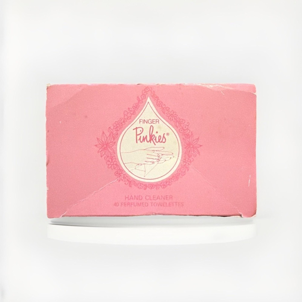 Finger Pinkies Box Of Hand Cleaning Towels 35 Count Secretary's Hand Cleaner‎